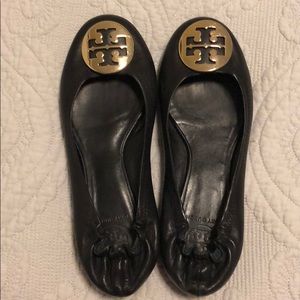 Black Tory Burch Reva Flats Size 7